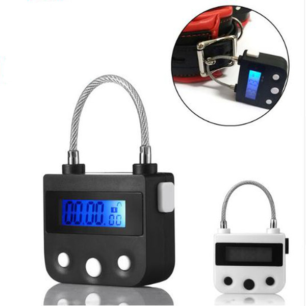 Electronic Bondage Restraint Lock Bdsm Fetish Handcuffs Mouth Gag Chastity Device Rechargeable Timing Switch Sex Toys For Couple