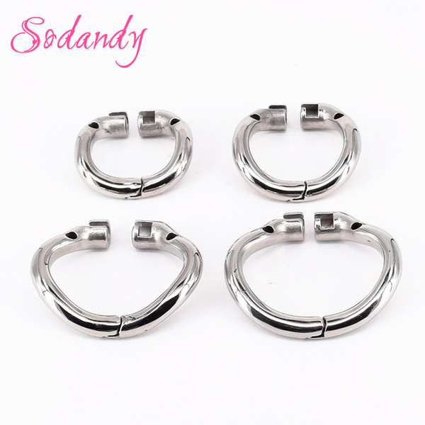 SODANDY Arc Chastity Base Ring Stainless Steel Curved Penis Ring For Male Chastity Device In Our Shop Cock Cage Penisring Cockring