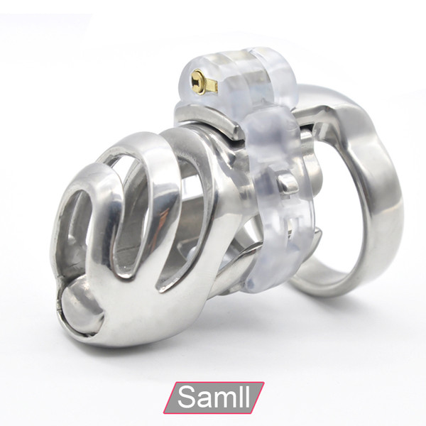 New 3D design 316L Stainless Steel Stealth Lock Small Male Chastity Devices,Cock Cage,Penis Ring,Penis Lock,Fetish Chastity Belt For Men