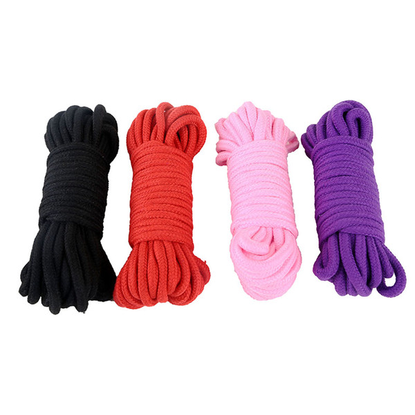 10 Meters Long Thick Strong Cotton Rope Fetish Sex Restraint Bondage Ropes Harness Flirting SM Adult Game Sex Toys for Couples