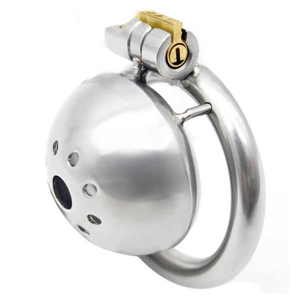 Male Chastity Device Stainless Steel Chastity Cage Lock A269