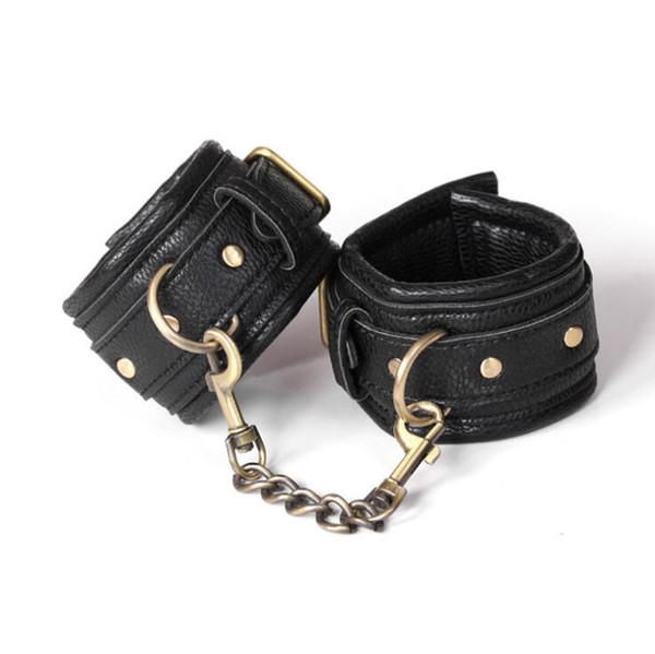 PU Leather Handcuffs Ankle Cuff Restraints Sex Bondage Bracelet BDSM Erotic Toys Sex Toy For Couple Erotic Accessories