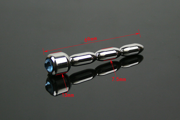 Cock Jewel Penis Plug Comrade male urethra wall stainless steel metal plunger appeal urethral dilator Adult sex toy