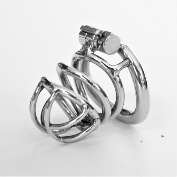 Male Chastity Devices Arc Stainless Steel Cock Cage For Men Metal Chastity Belt Penis Ring Sex Toys Cock Lock Bondage Adult Product