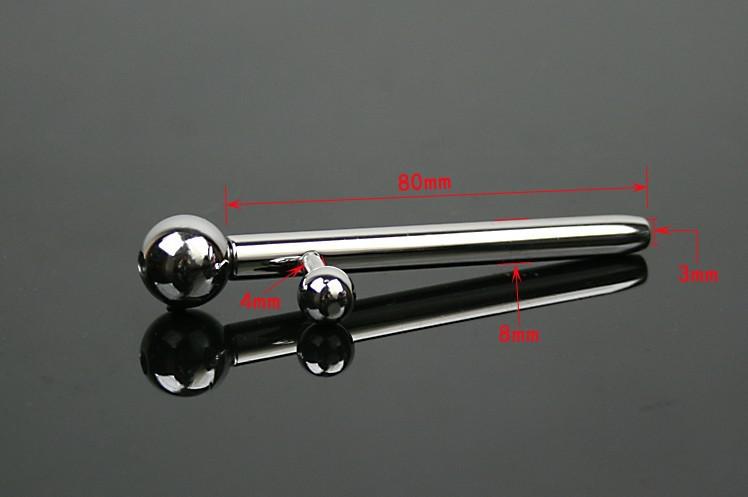 Stainless steel Prince Albert's Wand metal crafts chastity catheter male 1pcs Free shipping penis