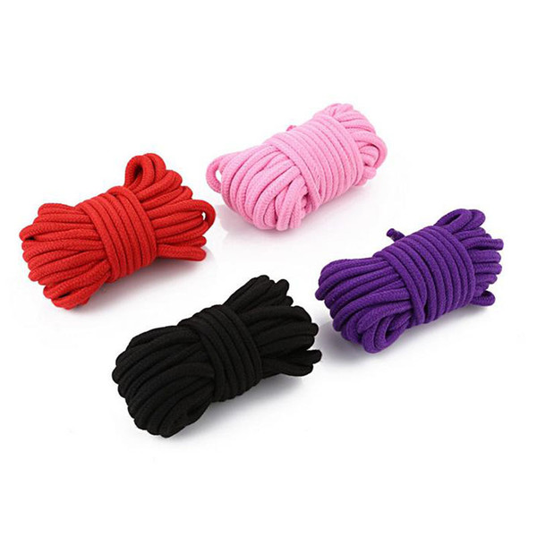 32-foot 10m Long Cotton SM Bondage Rope Role Play Kit adult Supplies 4 Colors sex products