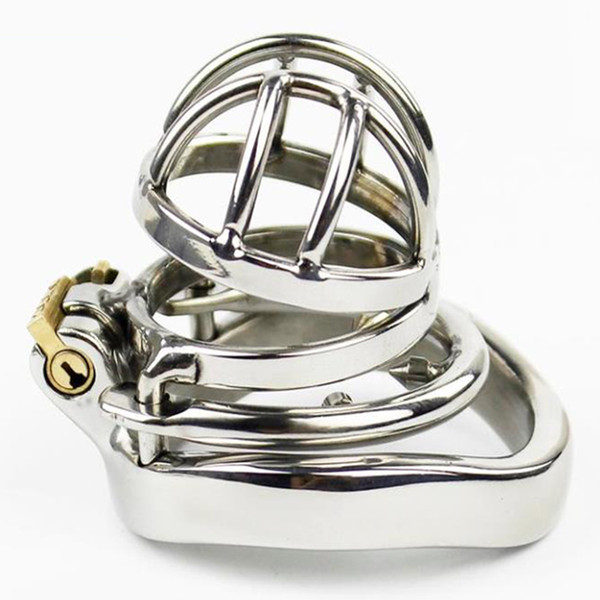 Latest Design Male Chastity Device Stainless Steel Adult Cock Cage Super Small Fetish Sex Toys Bondage Belt
