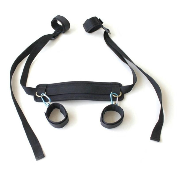 Hot Selling Sex Products Adult Bondage Straps Sex Accessory Fetish Restraint Bondage Collar 4 Way Hand Ankle Cuff Strap