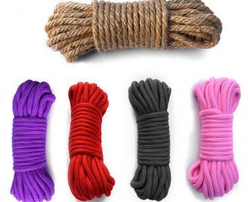 Erotic Toys 10M Soft Cotton SM Rope Comfortable and Harmless High Quality Cotton Rope Tied Bondage for Adult Couples Sex Toy Kit