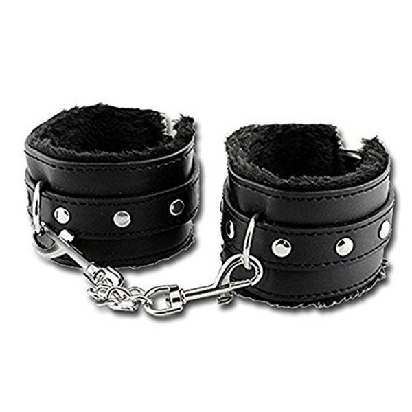 PU Leather Handcuffs Soft Wrist Cuffs For Women Men Cosplay Play