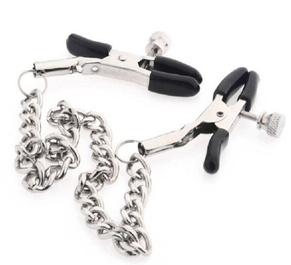 Erotic Fantasy Nipple Clamps Breast Clips With Metal Chain BDSM Fetish Toys sex products for women sex shop