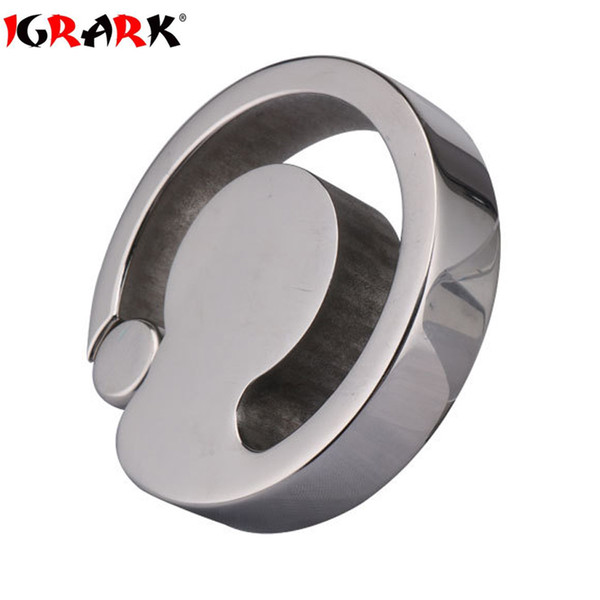 Stainless Steel Ball Stretcher For Men Cock Ring U Groove Design Scrotum Rings,Pendant Bondage Metal Cockring Adult Sex Toys