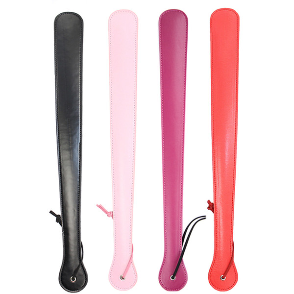 Kinky Faux Leather 48cm Bondage Slapper Long Spanking Paddle For Fetish Slave Training Sex Game Products Bondage Gear