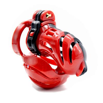 Male Chastity Device 3D design male shovel ventilated chastity cage yin and yang one martial arts lock