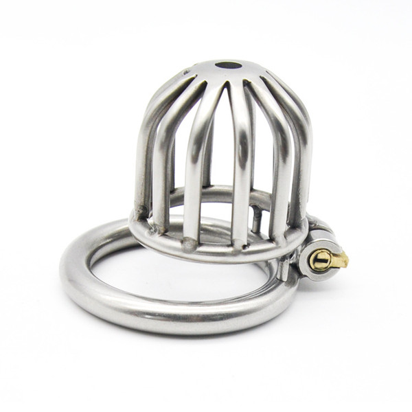 Stainless Steel Male Chastity device Adult Cock Cage With arc-shaped Cock Ring BDSM Sex Toy Bondage Men Chastity Belt