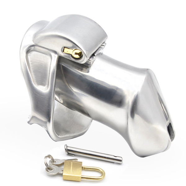 Male Chastity Device Cock Cage Real Stainless steel Small CB6000 S chastity Belt Drop shipping