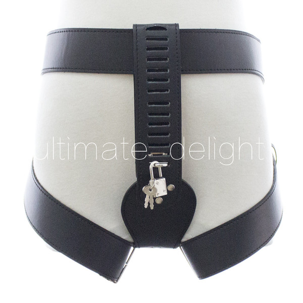 Leather harness female chastity belt panties briefs sex products bdsm bondage restraints thigh ring pants for woman fetish wear Adult game