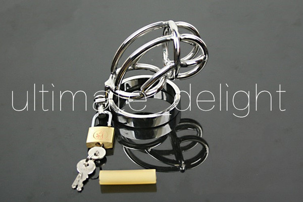 Big Chastity Belt Male Chastity device Stainless Steel cock Cage Sex Toys for men,steel chastity cage,metal cock rings,Adult Game