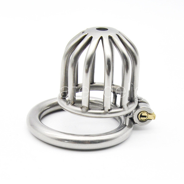 Adult game,Stainless Steel Stealth Lock Male Chastity Device,Cock Cage,Virginity Lock,Penis Lock,Cock Ring,Chastity Belt A259