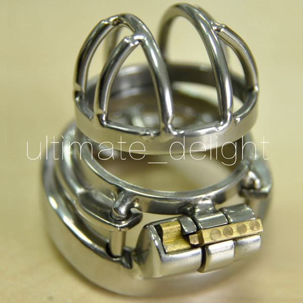 Adult game,Stainless Steel Stealth Lock Male Chastity Device with Anti-Shedding Ring,Cock Cage,virginity Belt,Penis Ring,A273-1