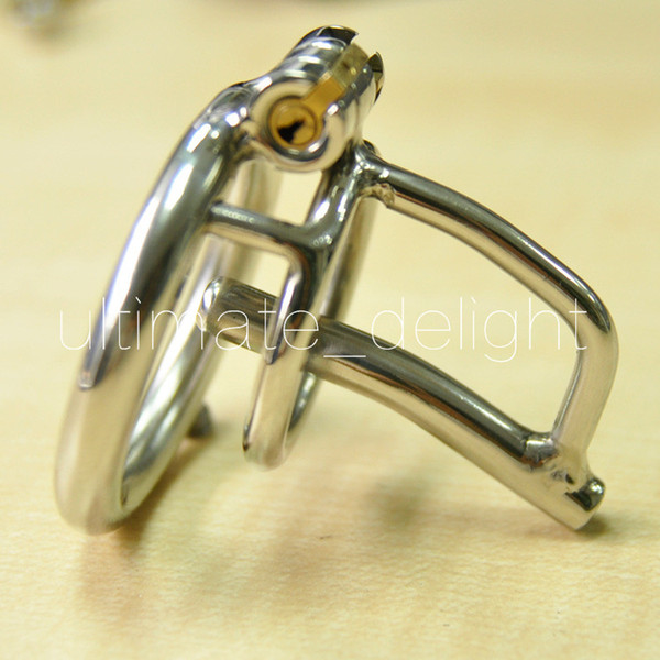 Adult Game,Stainless Steel Male Chastity Device with Catheter,Cock Cage,Virginity Lock,Penis Ring,Penis Lock,Cock Ring A279