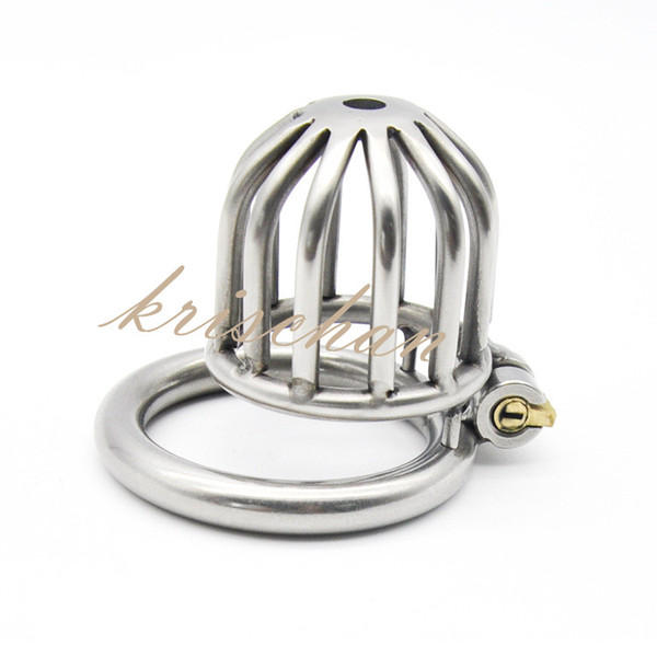 Love, Stainless Steel Stealth Lock Male Chastity Device,Cock Cage,Virginity Lock,Penis Lock,Cock Ring,Chastity Belt A259