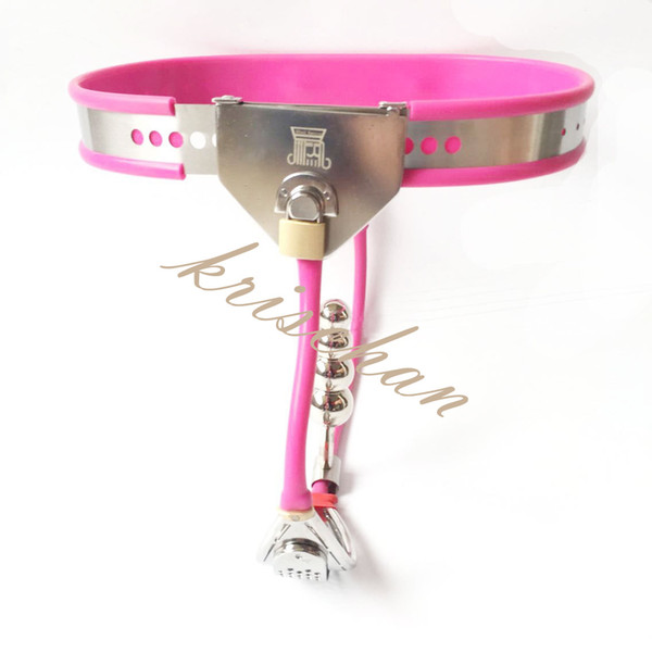 New Design Female Chastity Belt Stainless Steel Adjustable Chastity Device With Anal Plug BDSM Bondage Sex Toys For Woman