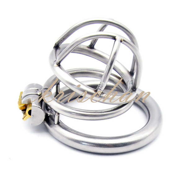 304 Stainless Steel Bird Cock Cage Lock Adult Game Metal Male Chastity Belt Device Penis Ring Sex Toys For Men