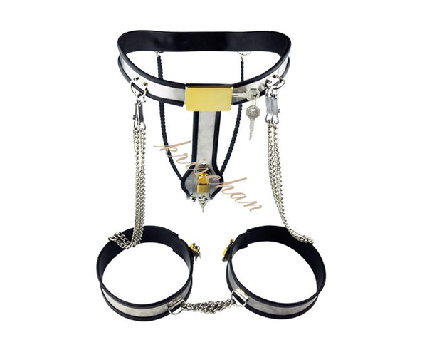 Stainless Steel Female Chastity Belt, Y-type Chastity lock, Adult Game, Chastity device, Sex Toy A185