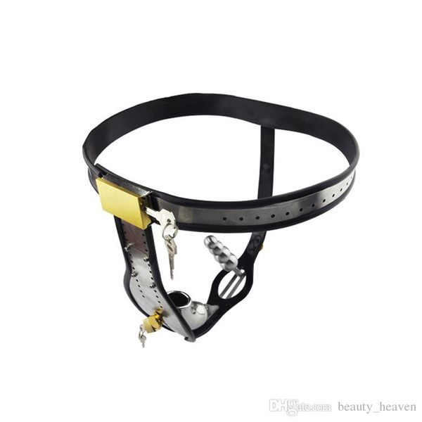 Stainless Steel Male Underwear Cock Cage Chastity Belt Devices with Anal Plug Silicone Catheter Adult Game Sexy Pants For Men