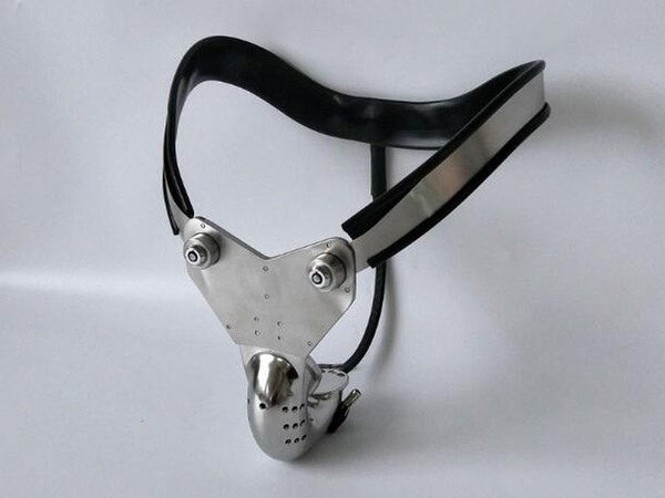 2018 Male T Type Super Ergonomics Adjustable Stainless Steel Curve Waistbelt Chastity Belt W Winding Cock Penis Cage BDSM Sex Toy Product 81