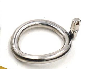 2018 Latest Design Male Stainless Steel Curve Cock Penis Ring for item 243938853 Small Cock Cage Chastity Belt Device BDSM Sex toys