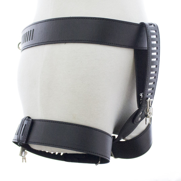 Leather harness female chastity belt panties briefs sex products bdsm bondage restraints thigh ring pants for woman fetish wear