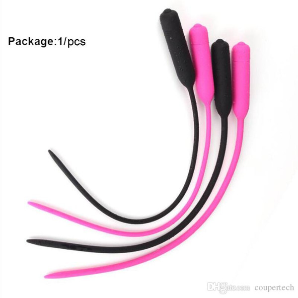 FREE SHIPPING ! 350mm Longest Vibrating Silicone sex products urethral sound toys catheters male chastity device toys sounding penis