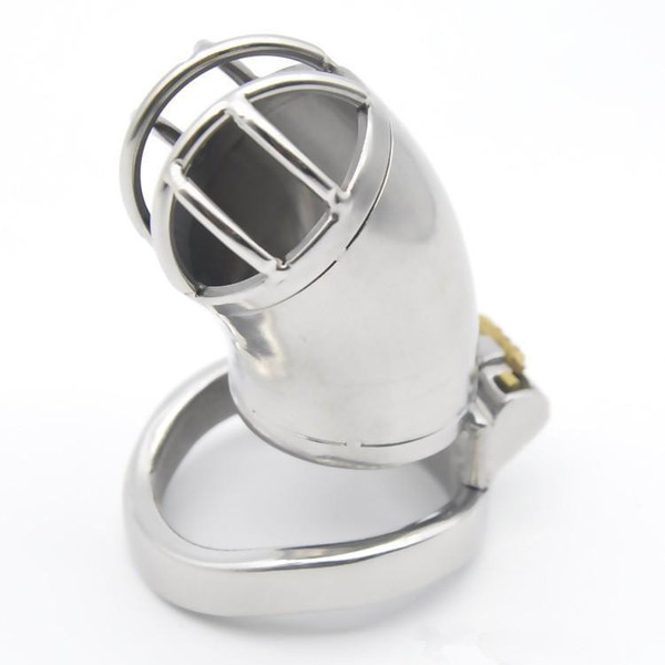 NEW Male Chastity Cage Penis Lock BDSM Sex Toys Stainless Steel Cock Cage Chastity Device For Men CPA272