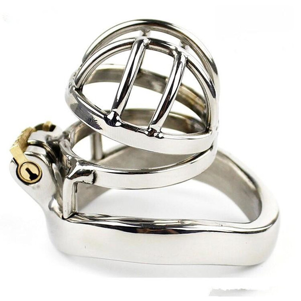 Couper,Stainless Steel Stealth Lock Male Chastity Device,Cock Cage,Virginity Lock,Penis Lock,Cock Ring,Chastity Belt CPA273