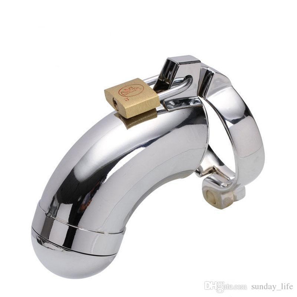 Free Shipping!!!Metal male chastity device steel cock cage penis cage chastity belt sex toys sex product for penis