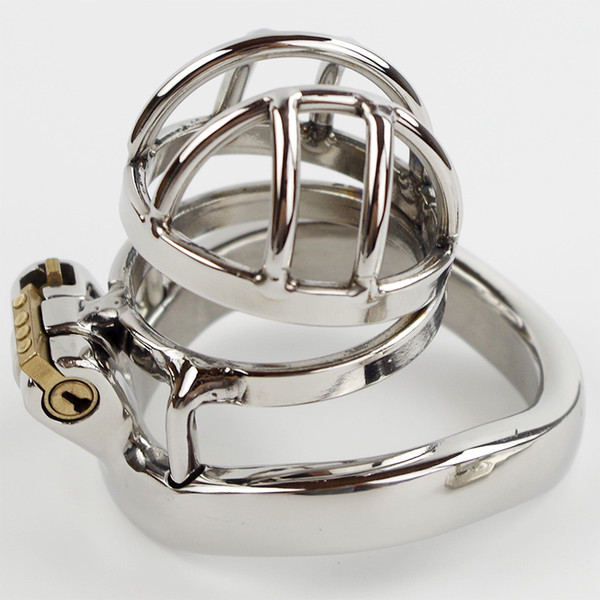 Chastity belt male male chastity stainless steel ball stretcher sex ring for men male chastity device