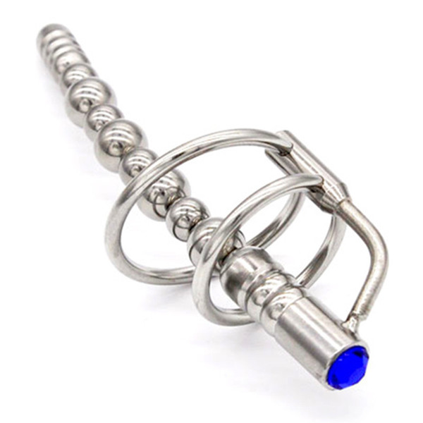 Metal Penis Plug Stainless Steel Urethral Dilator Catheter Cock Rings Male Masturbator Sex Toys Adult Products For Men A019