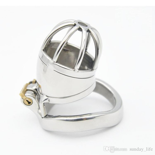 FREE SHIPPING!!!, Stainless Steel Stealth Lock Male Chastity Device,Cock Cage,Virginity Lock,Penis Lock,Cock Ring,Chastity Belt SN277