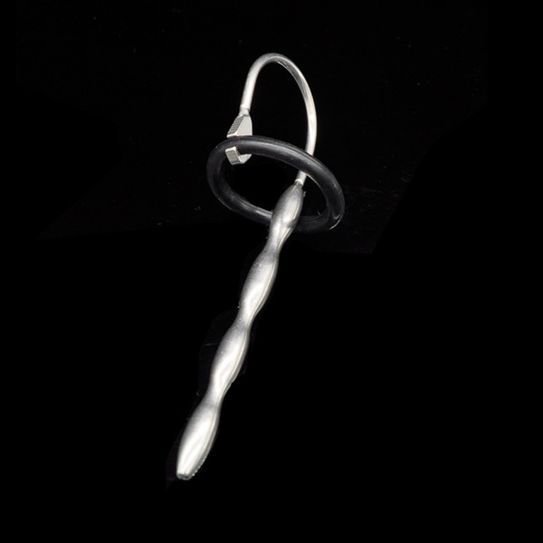 Urethral Insertion Play Stainless Steel Solid Swell Penis Plug Rod Metal Sounds Stimulation Toys for Man XCXA152