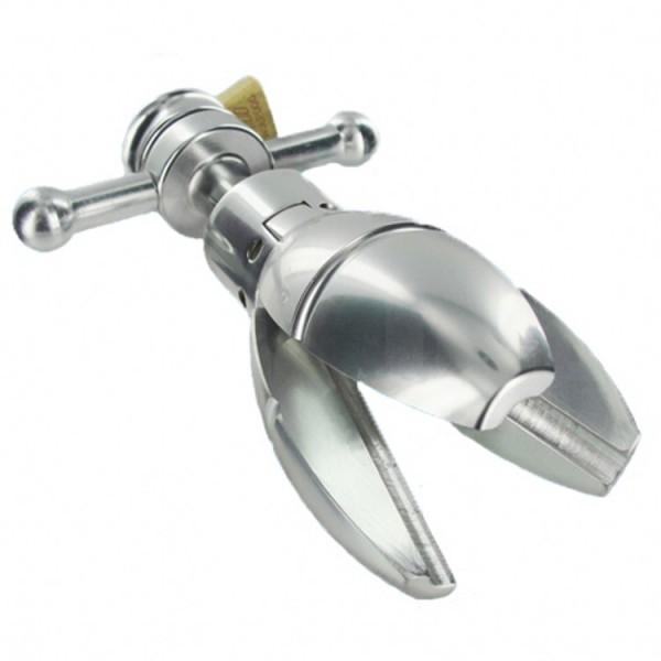 2018 Hot selling Metal Steel Lockable Anal Plug Male Chastity Anal Butt plug for male and famale