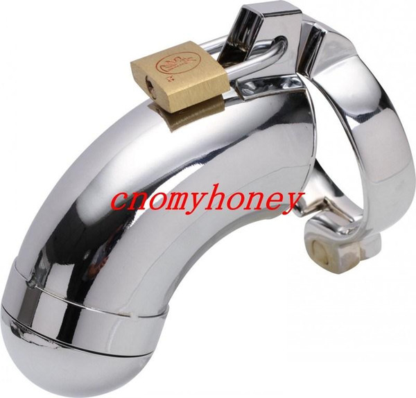 30pcs / lot new stainless steel bondage male chastity devices belt lockable cock cage ring, penis dildo cage rings, sex toys for men, M600