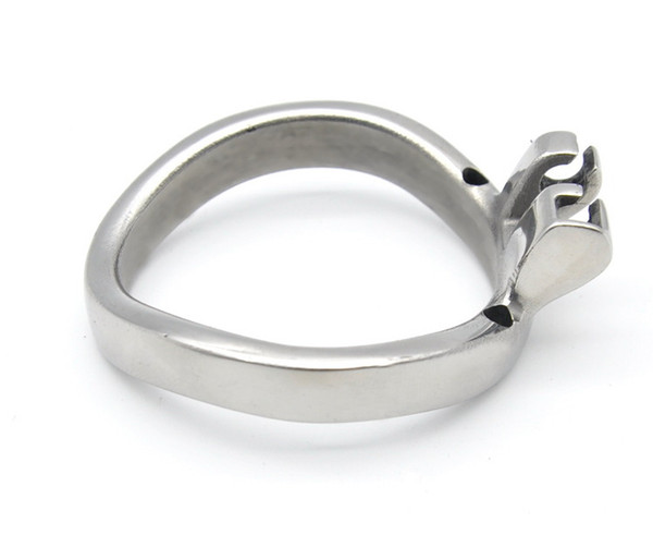 Male Chastity Belt Adult Cock Cage Stainless Steel arc-shaped Cock Ring BDSM Sex Toys For Men Chastity Devices Accessories Ring