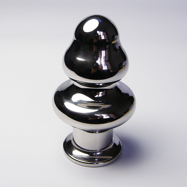 Sex toys , A532L Male stainless steel solid anal plug ,back court G point anus ball plug,sex products,2017 Christmas gift,male chastity