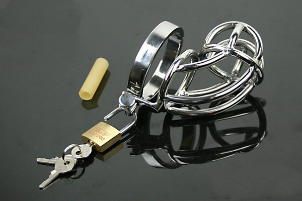 Male 304-Stainless Steel Bondage Chastity Art Device/Cage/Cock ring/SM Fetish Sex toys /Penis Rings