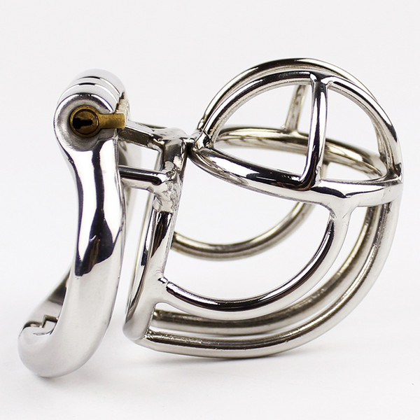 Male Chastity Device New Design 62mm length Stainless Steel Cock Cage 2.44