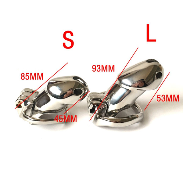 Male Chastity Sex Toys bdsm stainless steel male chastity devices with arc-shaped cock rings bondage toys