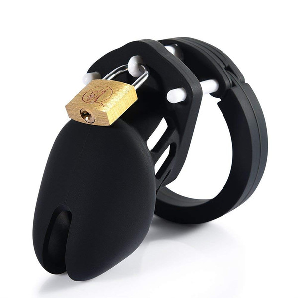 Smaller Size Chastity Device Male penis Cock Cage With Brass Lock & Locking Number Tags Sex products