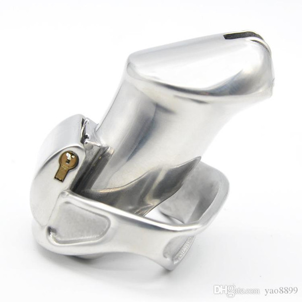 2019 New Chastity Cage Stainless Steel Chastity Devices For BDSM Handmade HT Metal Version Non-Welded Cock Cage For Men